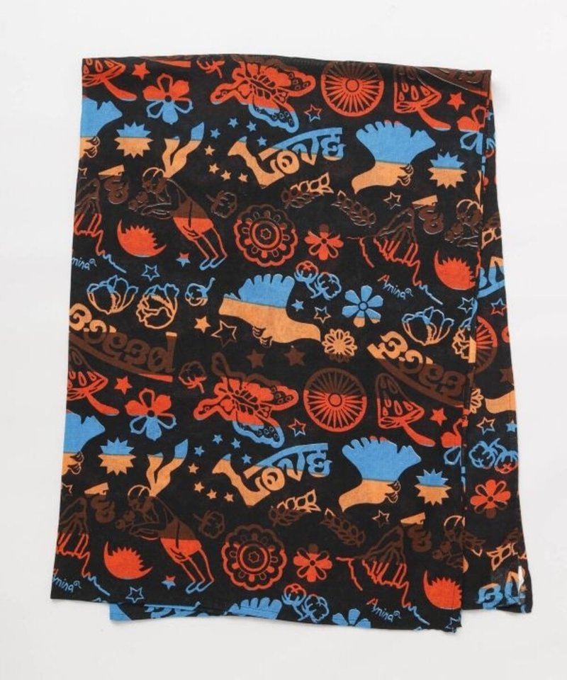 [Popular Pre-order] Indian Love and Peace Colorful Fabric Hanging Cloth 150cm (2 Colors) ISAP33A2 - โปสเตอร์ - ผ้าฝ้าย/ผ้าลินิน หลากหลายสี