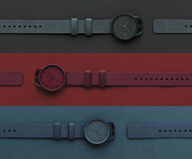 10:10 BY NENDO Buckle Colors 004 Couple Watch - Shop tenten-time