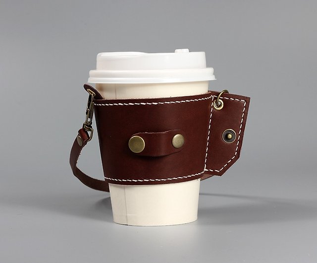 Coffee Cup leather bag