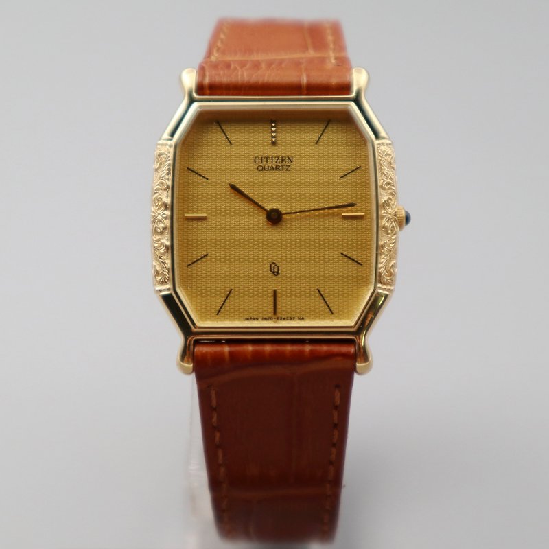 CITIZEN 星辰錶 1970'S 高級雕花造型超薄系列  - 男裝錶/中性錶 - 其他金屬 