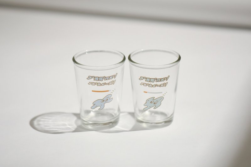 BOPOMOO Slimes my friend 史萊姆好朋友杯杯 啤酒杯 對杯 小水杯 - 玻璃杯 - 玻璃 透明