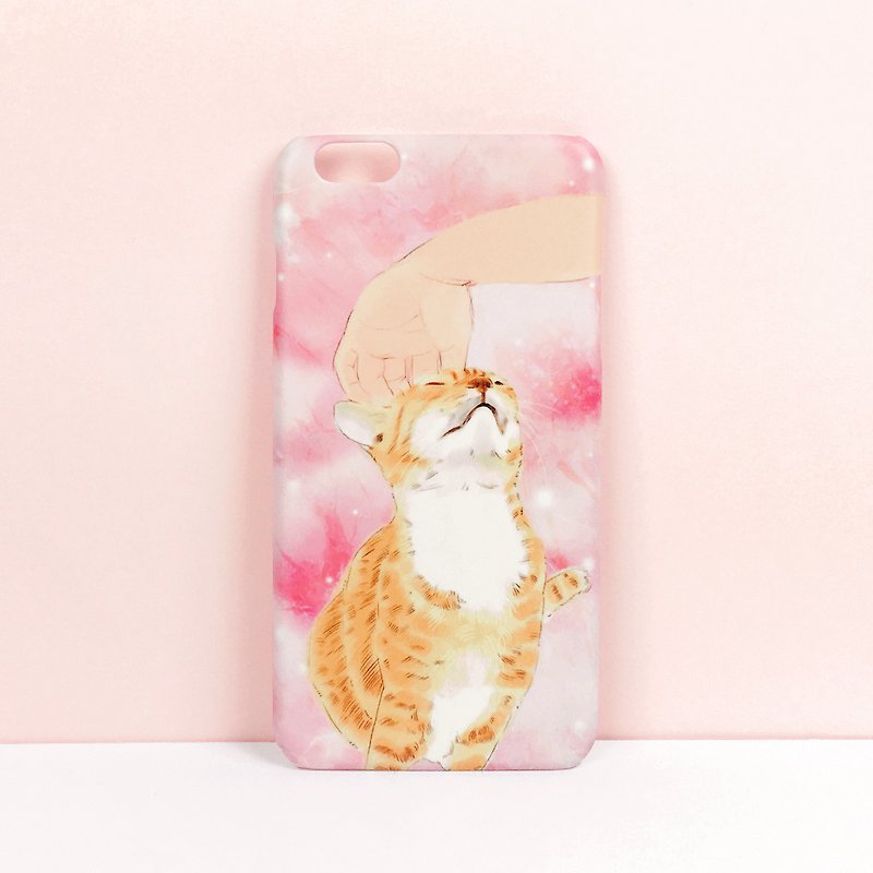 New Products for Autumn-Touching Head Cat (iPhone, Samsung, HTC, Sony mobile phone case cover) - Phone Cases - Plastic Multicolor