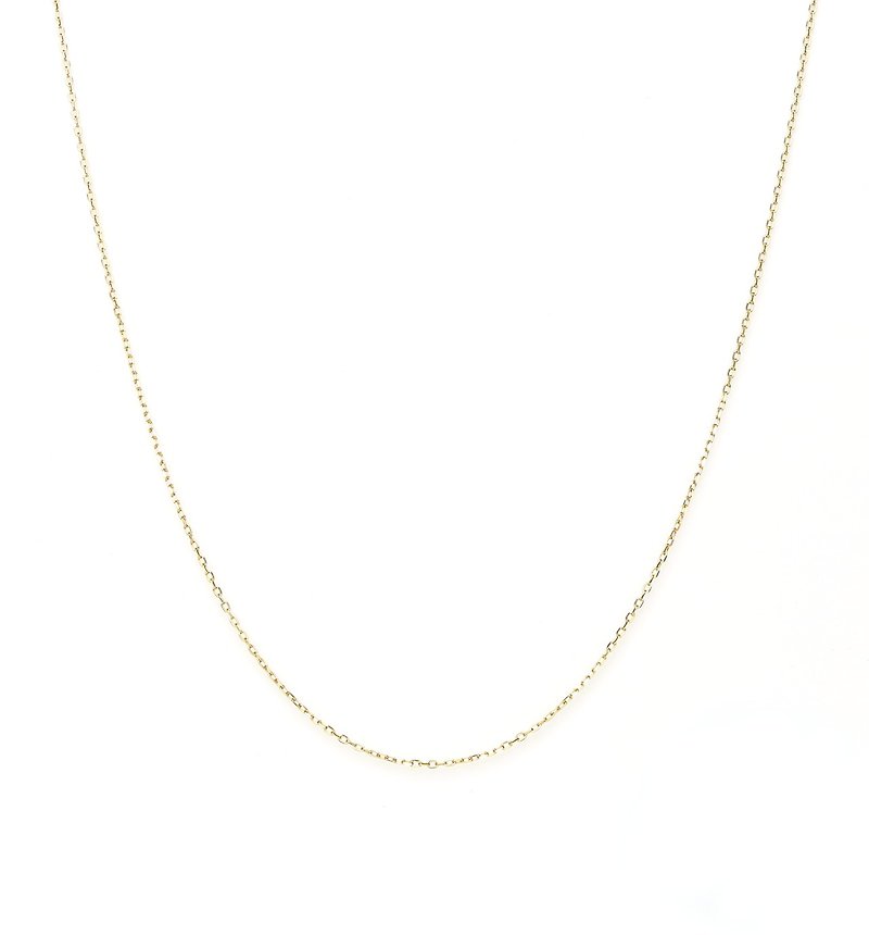【日本製】K10YG (10金イエローゴールド) ネックレスあずきチェーン(全長40cm) - ネックレス - 貴金属 ゴールド
