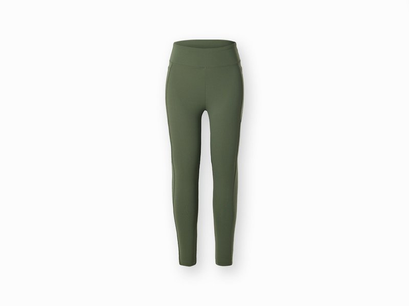 【JinOxy 極奧】Plus Ultra Leggings 瑜珈褲 莫蘭迪綠 - 瑜珈服/瑜珈褲 - 聚酯纖維 