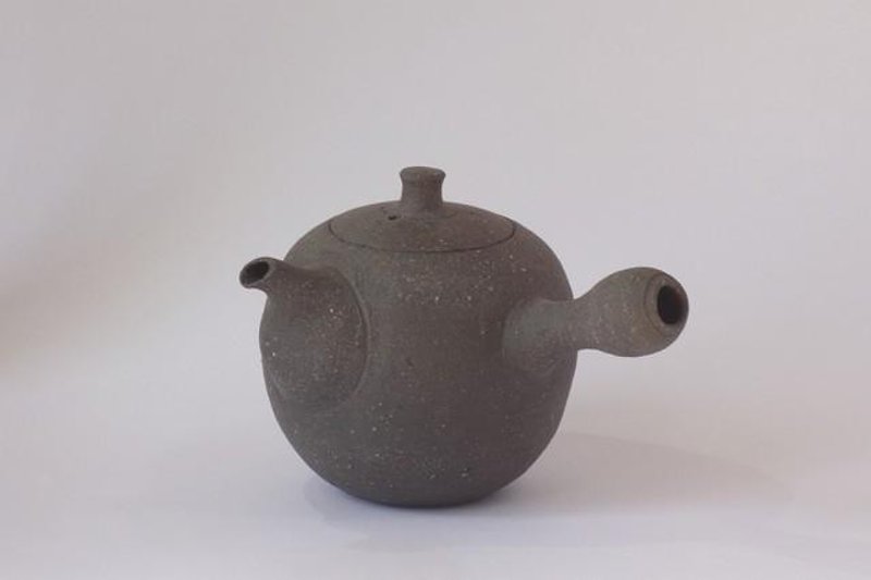焼き締め 急須（横丸手） - 茶具/茶杯 - 陶 
