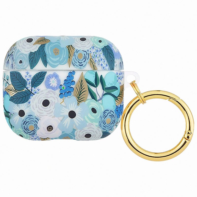 Rifle Paper Co. Co-branded-AirPods (3rd Generation) Anti-fall Protective Case-Garden Party Blue - Gadgets - Other Materials 