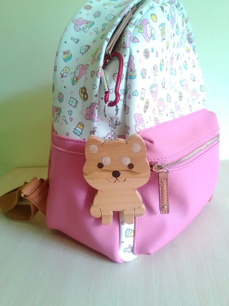 Hair child modeling tag (Shiba Inu) - อื่นๆ - ไม้ หลากหลายสี