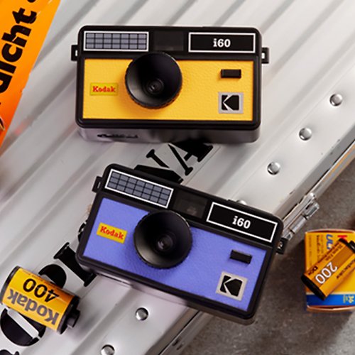 Kodak 柯達底片相機旗艦店 【Kodak 柯達】新型多功能底片相機 i60 長春花藍