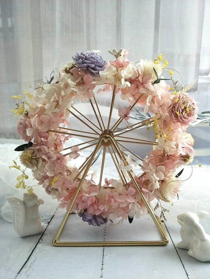 【1 person open class】Flowering Ferris Wheel Drying Flowers / Everlasting Flowers / Home Furnishing - Plants & Floral Arrangement - Plants & Flowers 