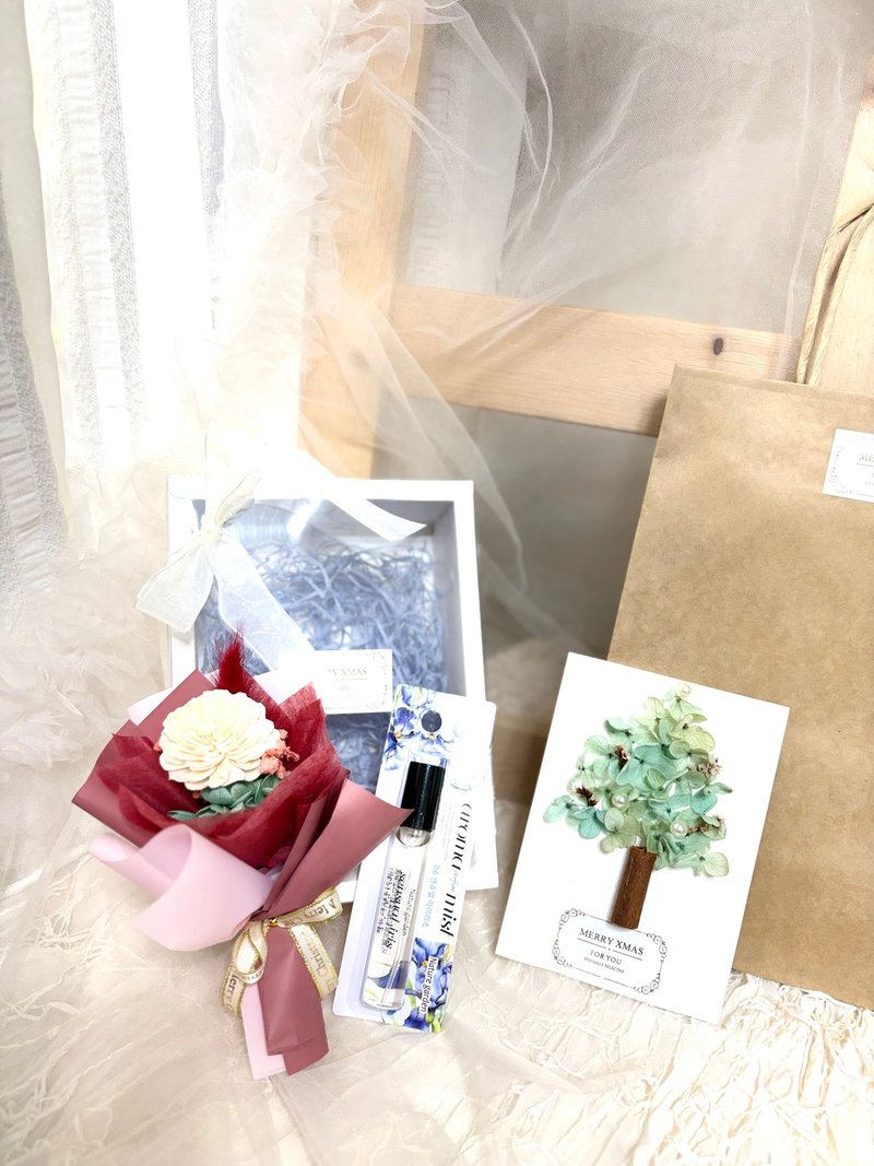 48hr出貨 小資族交換禮物首選 香氛噴霧x乾燥擴香花禮盒 - 香氛/精油/擴香 - 植物．花 