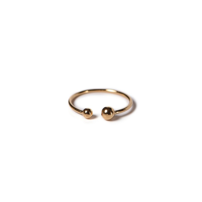 Titlee - Soho Ring - แหวนทั่วไป - ทองแดงทองเหลือง สีทอง