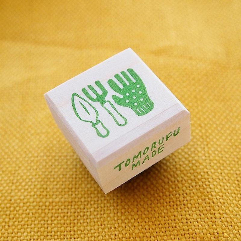 Eraser stamp gardening - ตราปั๊ม/สแตมป์/หมึก - ไม้ สีเขียว