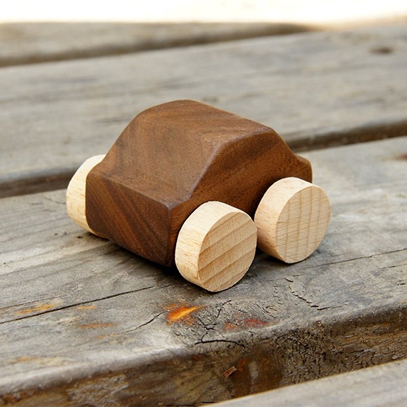 Hand-made wooden car - Taxi (two sets of color please note the message) Natural toys are not chemical paint - Kids' Toys - Wood Brown