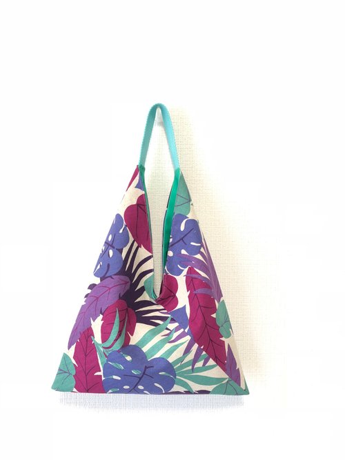 Triangle Tote Bag - Star Cat/Japanese Origami Bag - Shop chez-lu