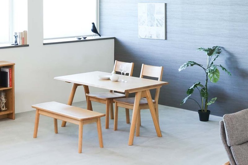 Hamamoto Kogei No.7460 Dining Table - โต๊ะอาหาร - ไม้ สีนำ้ตาล