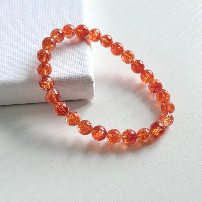 golden sun bracelet - Bracelets - Crystal Orange