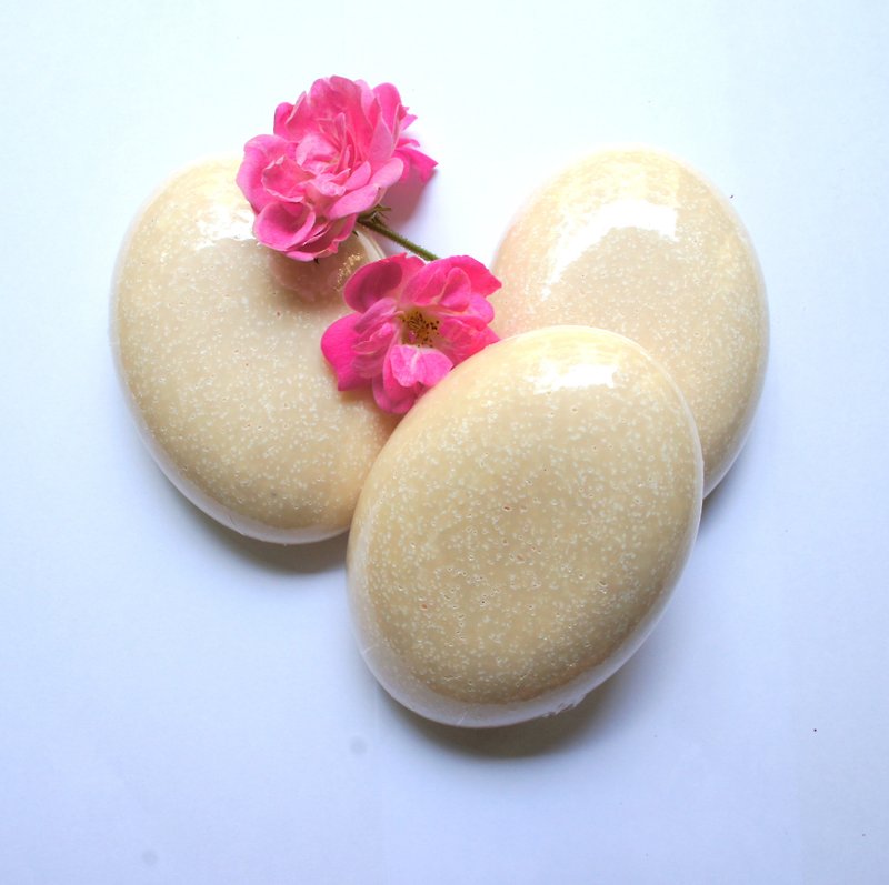 Handmade soap - double rose salt soap - Soap - Other Materials Pink