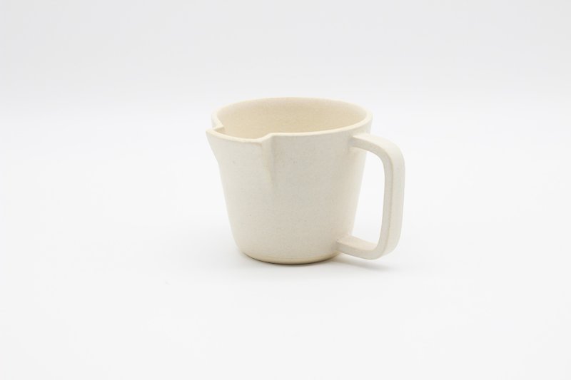 Pottery Mugs White - Useless living institute - ceramic white pottery cup - simple and plain