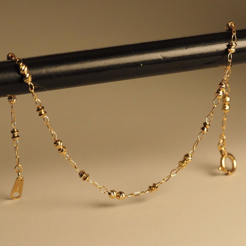 18K金隕石算盤手鏈18K Gold Metallic Meteorite and Abacus Brac - 手鍊/手環 - 貴金屬 