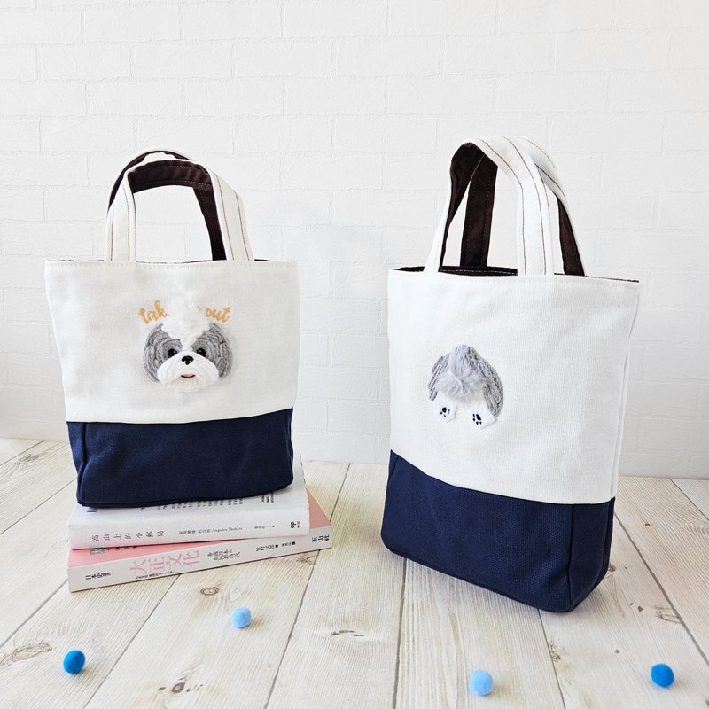 *Take me out*Double cup bag/drink bag-new dog debuts enlarged and upgraded dog hook series 1 - ถุงใส่กระติกนำ้ - ไฟเบอร์อื่นๆ สีน้ำเงิน