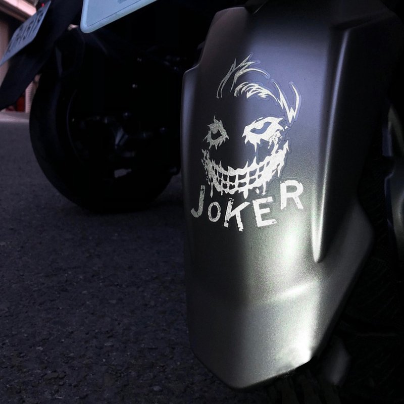 Joker reflective stickers waterproof and light-resistant high-brightness motorcycle and car stickers - สติกเกอร์ - วัสดุกันนำ้ 