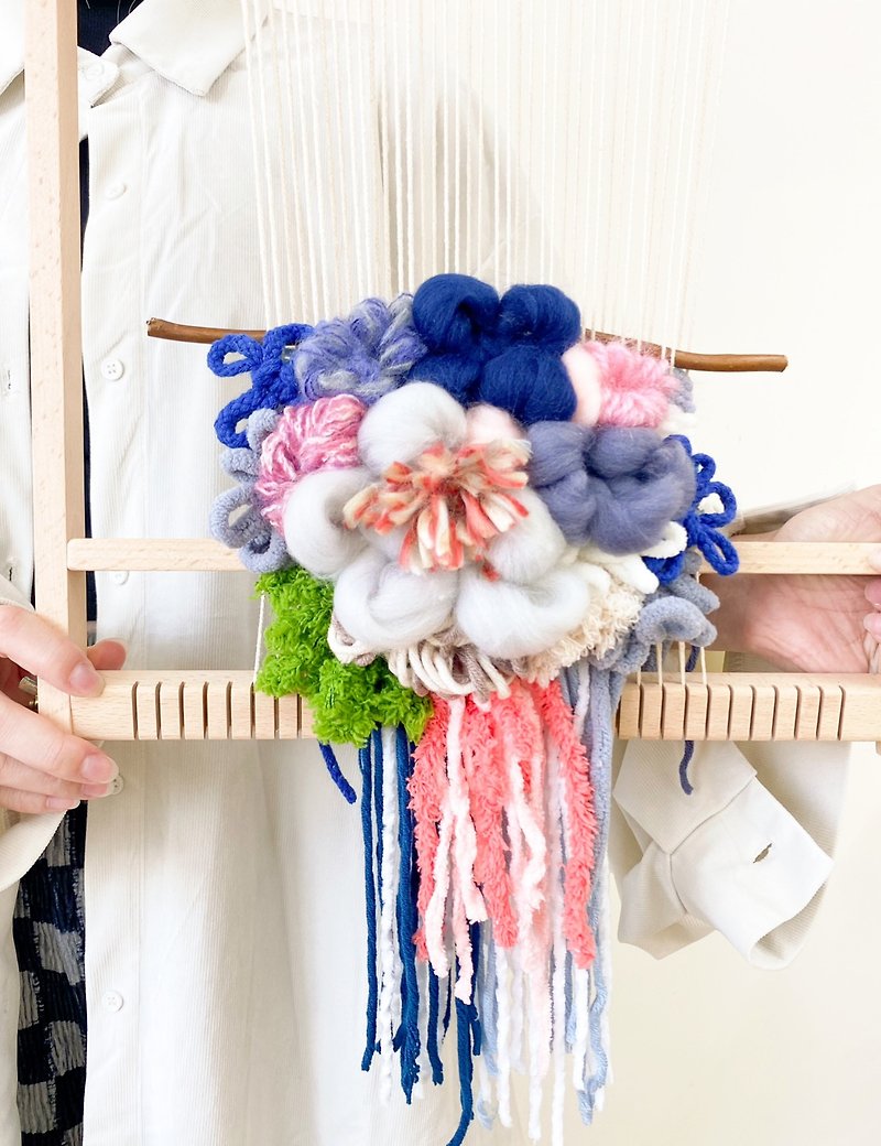 Physical | Zhongli | Basic weaving experience of handmade felt woven soft flower arrangements and hanging ornaments - Knitting / Felted Wool / Cloth - Cotton & Hemp 