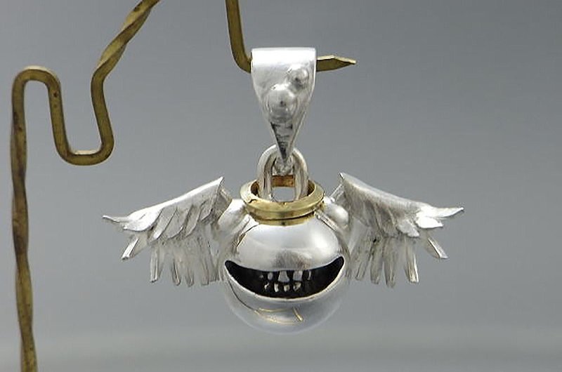 angel smile_P【チェーン別販売】 - 項鍊 - 純銀 銀色