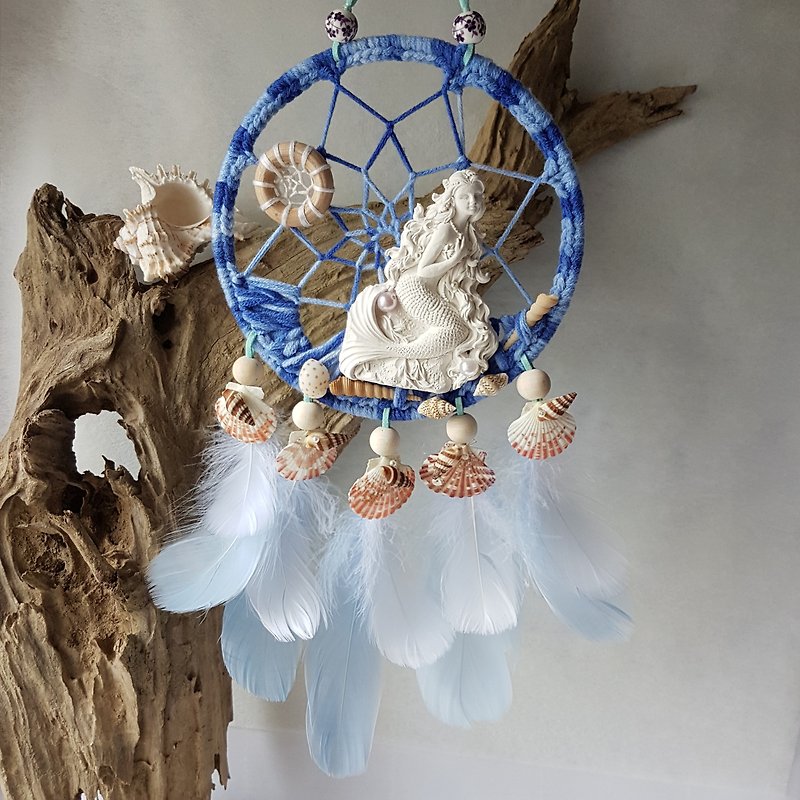 Dreamcatcher - Mermaid Naida aroma stone - Items for Display - Other Materials Blue