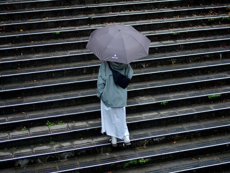 超輕摺疊傘 (UG-135GY) - 雨傘/雨衣 - 其他人造纖維 灰色
