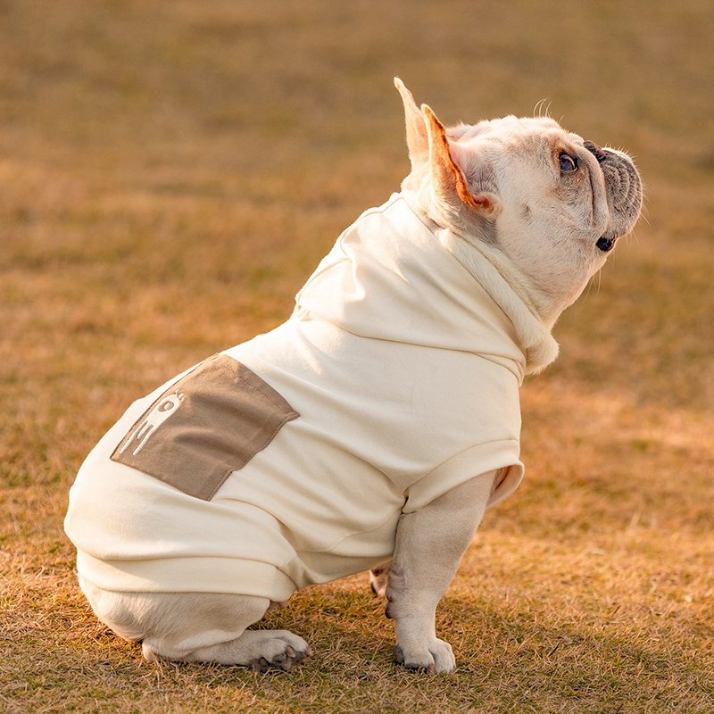 寵物口袋T恤舒適100%棉夏季狗狗衣服中大小型犬法鬥 - 寵物衣服 - 棉．麻 