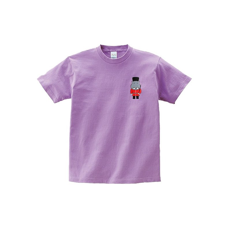 kami cotton unisex T-shirt | Xiaole British soldier / left chest - เสื้อฮู้ด - ผ้าฝ้าย/ผ้าลินิน หลากหลายสี