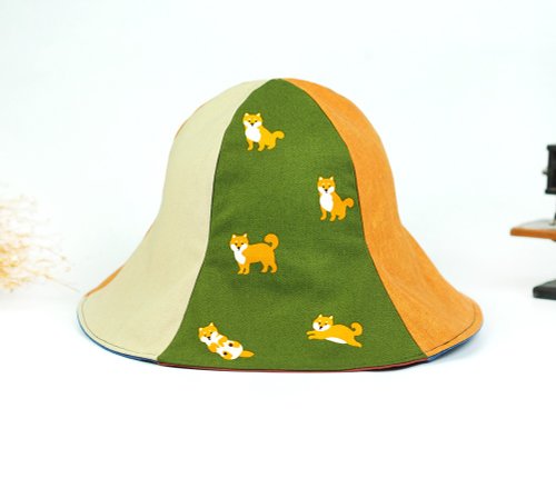 Hand-made double-sided design hat 