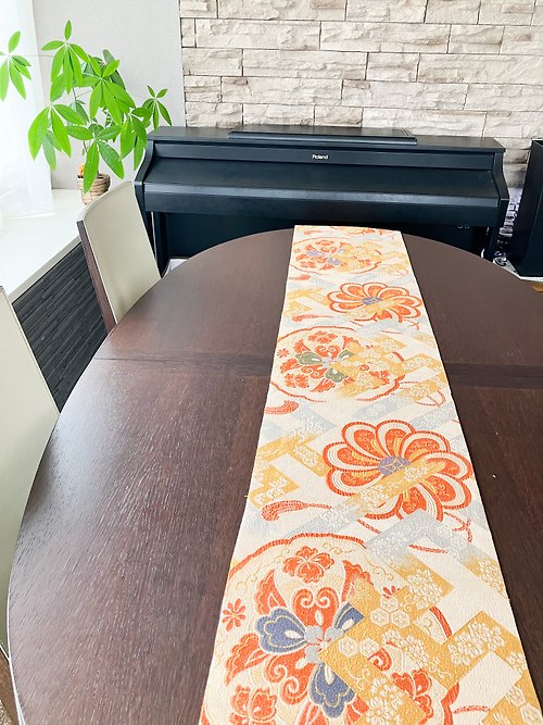 5点おまとめ◼︎C697◼︎正絹 熨斗柄 袋帯 テーブルランナー(〜280cm 