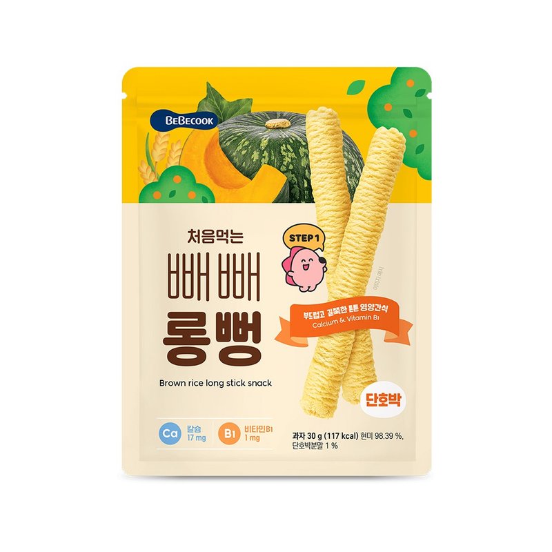 韓國【BEBECOOK】寶膳 嬰幼兒初食綿綿貝貝棒-南瓜(30g) - 其他 - 其他材質 