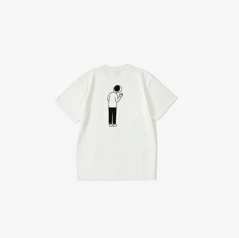 NORITAKE - INTEREST (tee) - 帽T/大學T - 棉．麻 白色
