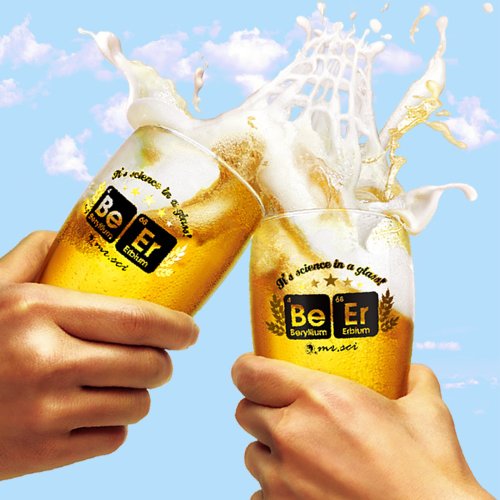 賽先生科學工廠 BeEr 化學元素啤酒杯 620ml