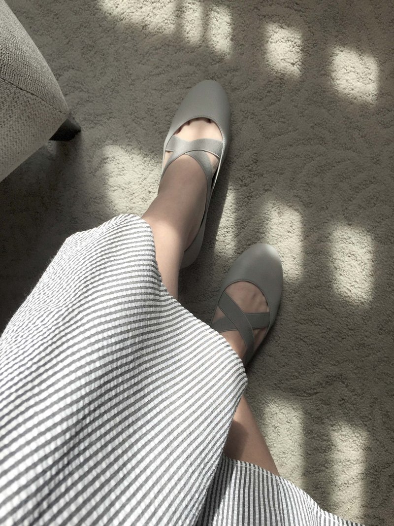 Light Ballet Gray (Wandering Gray) Ballet.X | WL - Mary Jane Shoes & Ballet Shoes - Other Man-Made Fibers Gray