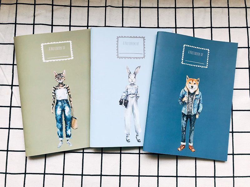 Animals Notebook - สมุดบันทึก/สมุดปฏิทิน - กระดาษ หลากหลายสี