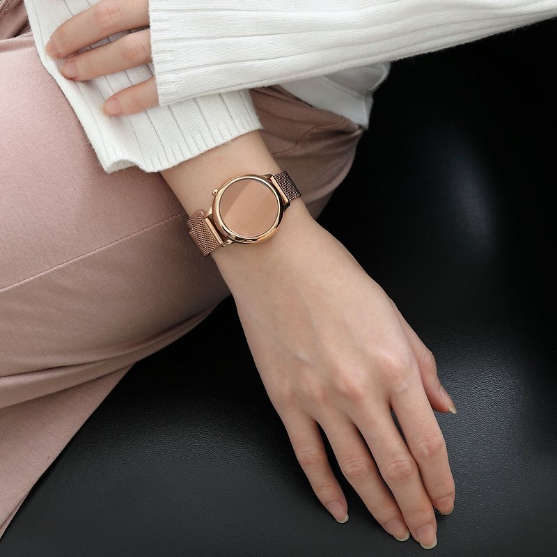 THE BUBBLE collection - LED Rose Gold-Tone Stainless Steel Watch - Women's Watches - Stainless Steel Multicolor