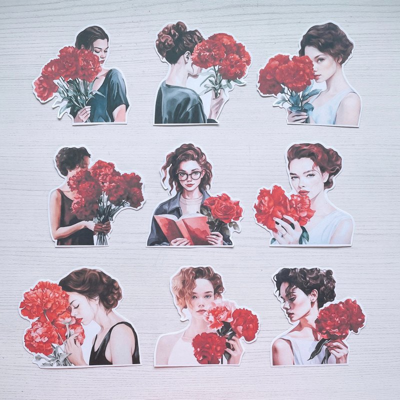 Darling Girls Sticker - 貼紙 - 紙 