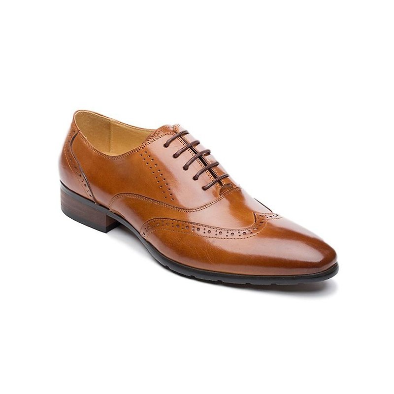 Kings Collection Genuine Leather Alston Oxford Shoes KV80061 Brown - Men's Leather Shoes - Genuine Leather Brown