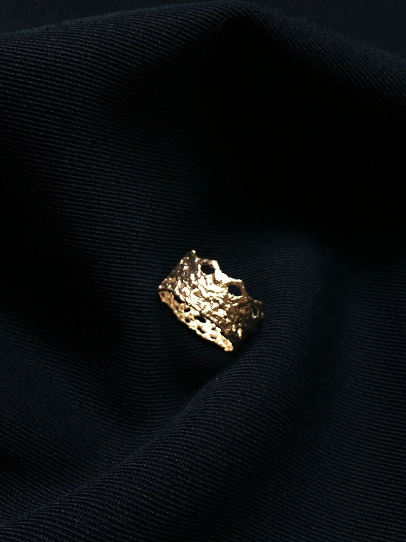 蕾絲系列 山形 - 925純銀戒指 - 戒指 - 其他金屬 銀色