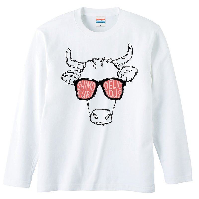 ロングスリーブTシャツ / Shimofuri - T 恤 - 棉．麻 白色