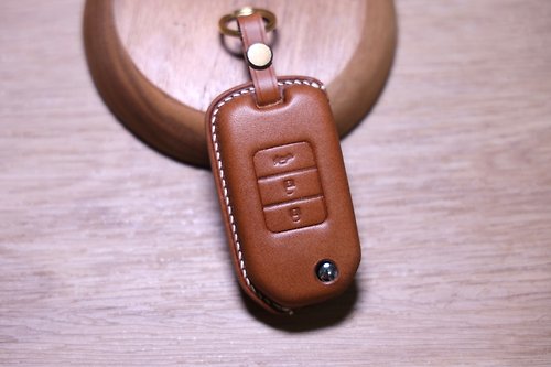 Talos.W_Leather Honda car key case 皮革 車匙