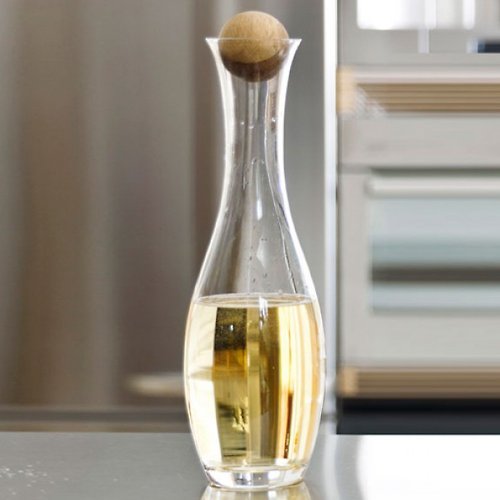 Sagaform 橡木球玻璃水瓶/酒瓶 450ml-1Liter