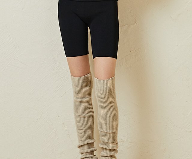 Ribbed knit long leg warmers / 4 colors - Shop Snug.U Dress Socks - Pinkoi