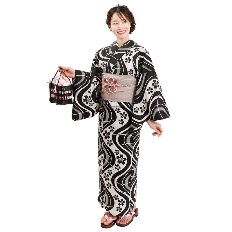 日本 和服 女性 浴衣 腰封 2件組 F Size x33-04 yukata - 其他 - 棉．麻 