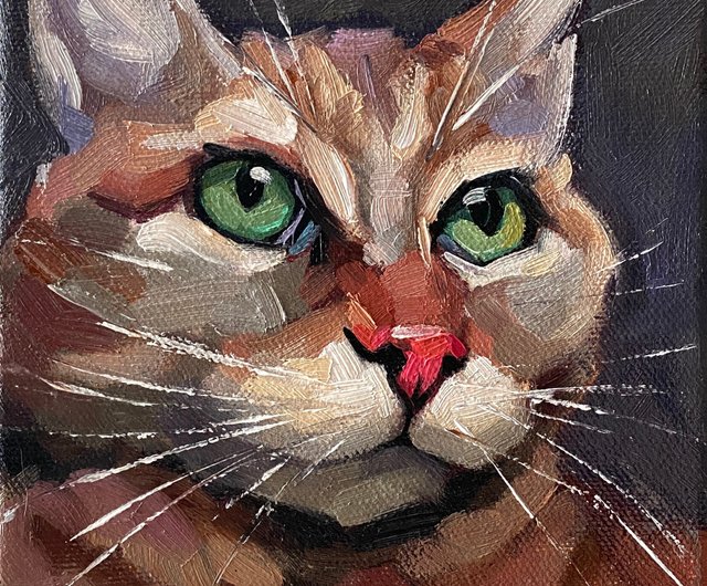 「ルミナス」｜絵画 原画 抽象画 動物画 猫の絵 イラスト アート 絵画 原画 抽象画 動物画 現代アート 猫 ネコ 真作｜Yahoo