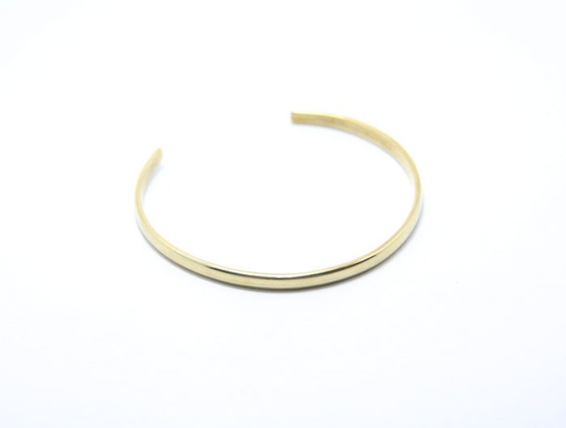 ni.kou Bronze Half Circle Open Bracelet - Bracelets - Other Metals 