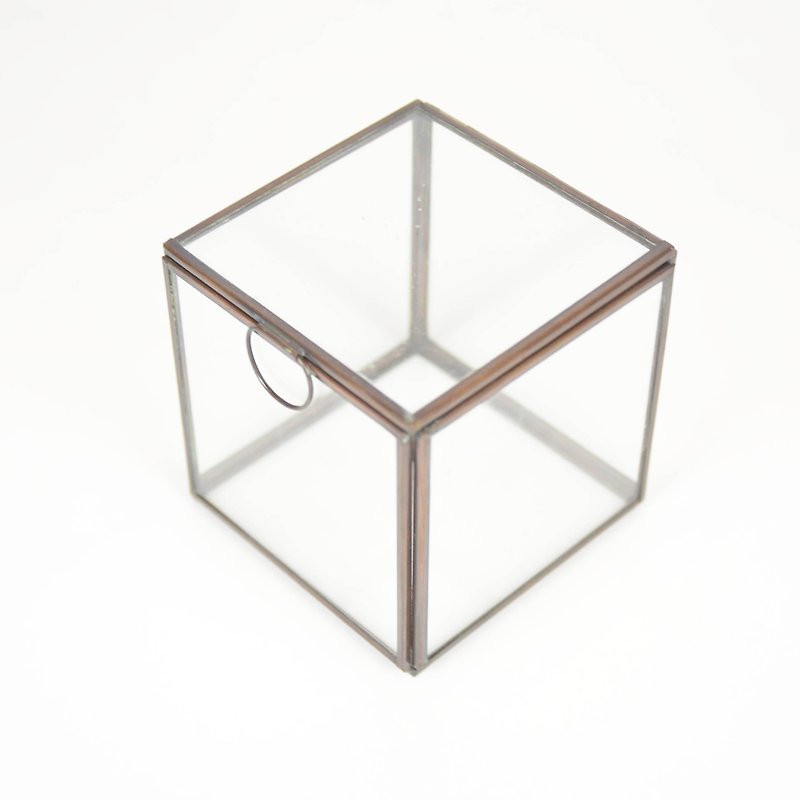時光玻璃盒-一個人套房-公平貿易 - 收納箱/收納用品 - 玻璃 白色